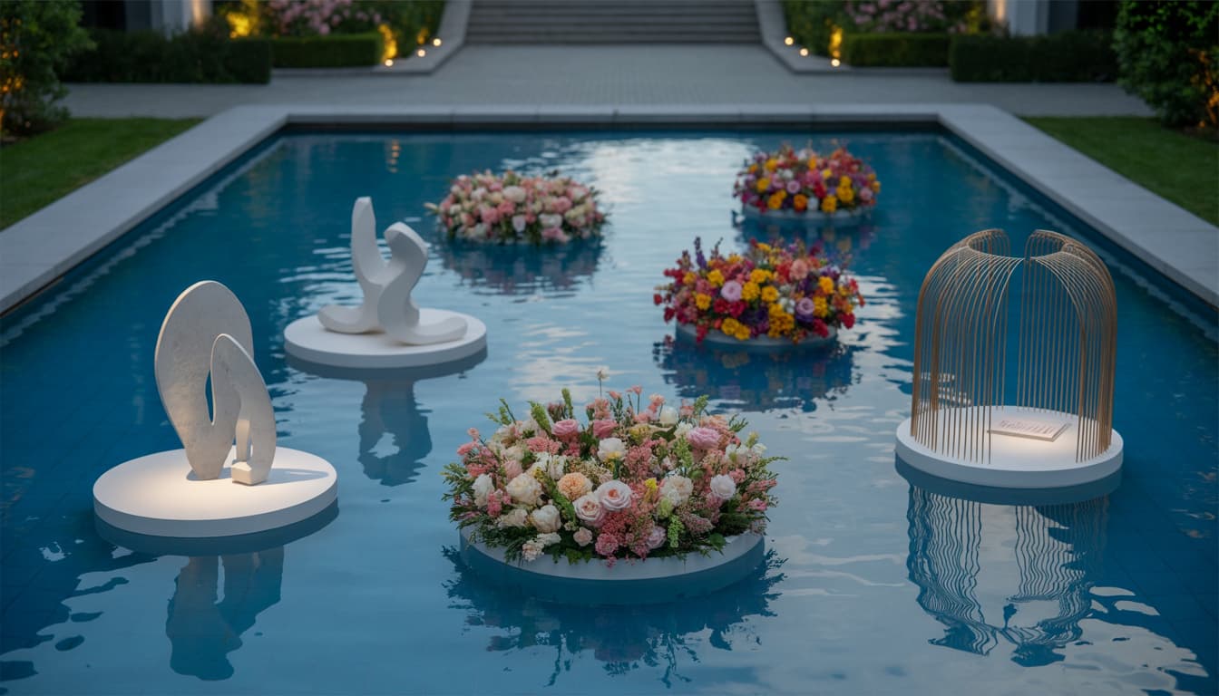 Bespoke custom floating arrangements